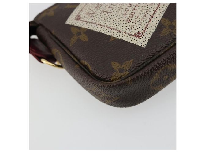 LOUIS VUITTON Monogram Trunk Mini Pochette Accessoires Pochette M63798 Auth 180704 Monogramma - vista 16