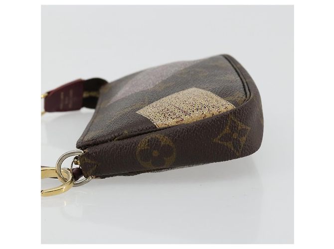 LOUIS VUITTON Monogram Trunk Mini Pochette Accessoires Pochette M63798 Auth 180704 Monogramma - vista 4