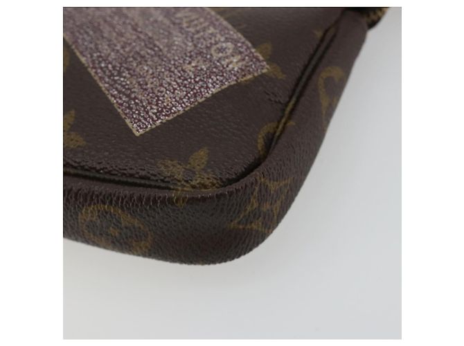 LOUIS VUITTON Monogram Trunk Mini Pochette Accessoires Pochette M63798 Auth 180704 Monogramma - vista 9