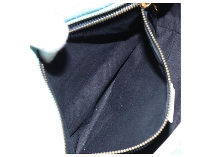 Céline Borsa CELINE C Macadam Canvas Azzurro Oro Autentica 181177 D'oro Blu chiaro - vista 22