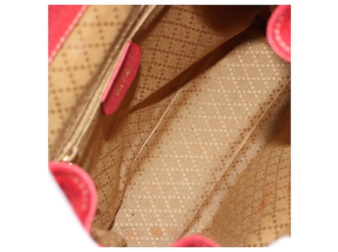 Zaino GUCCI Bamboo Scamoso Rosso Oro 003 1956 0030 Auth 179385 - vista 22