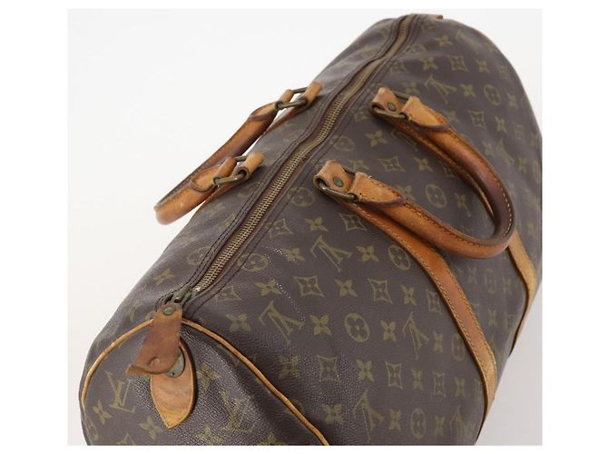 LOUIS VUITTON Borsa Boston Monogram Keepall 45 M41428 LV Auth 179408 Monogramma - vista 6