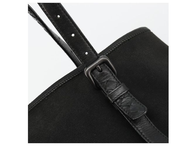 BOTTEGA VENETA Tote Bag Canvas Black 256763 Auth bs35124 - view 10