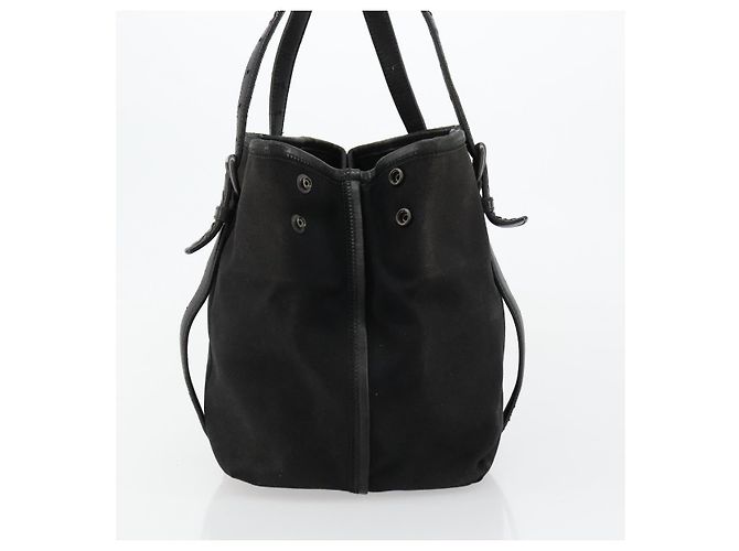 BOTTEGA VENETA Tote Bag Canvas Black 256763 Auth bs35124 - view 3