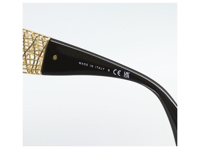 Occhiali da sole CHANEL in plastica Nero CC Auth am11652SM - vista 12