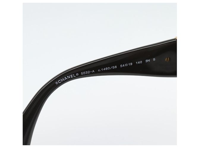 Occhiali da sole CHANEL in plastica Nero CC Auth am11652SM - vista 14