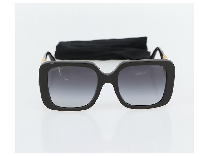 Occhiali da sole CHANEL in plastica Nero CC Auth am11652SM - vista 15