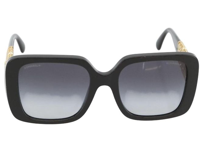 Occhiali da sole CHANEL in plastica Nero CC Auth am11652SM - vista 2