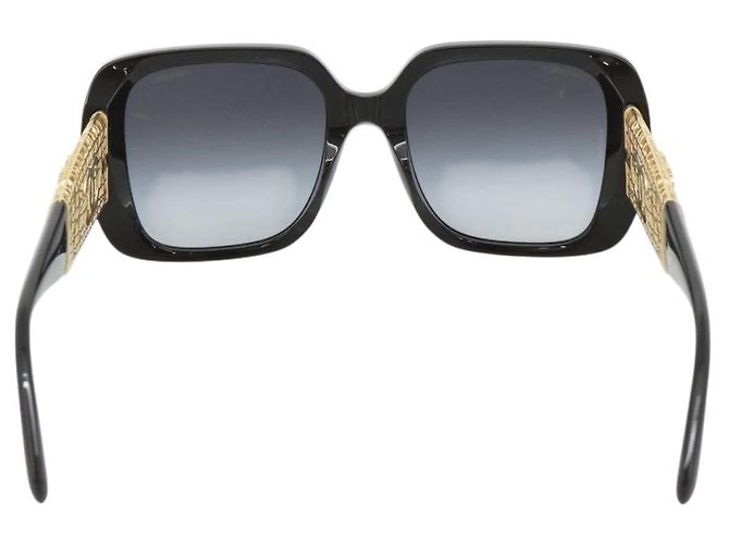 Occhiali da sole CHANEL in plastica Nero CC Auth am11652SM - vista 3