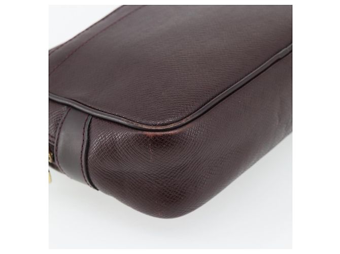 LOUIS VUITTON Taiga Karga Clutch Bag Ardoise M30812 LV Auth ka4427 Grigio - vista 15