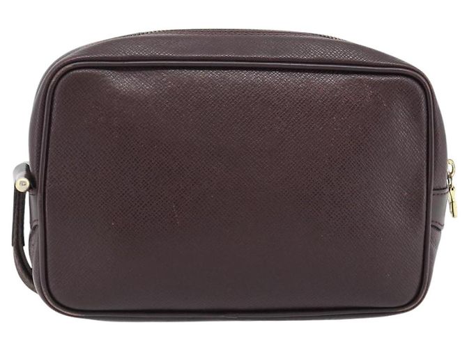 LOUIS VUITTON Taiga Karga Clutch Bag Ardoise M30812 LV Auth ka4427 Grigio - vista 2