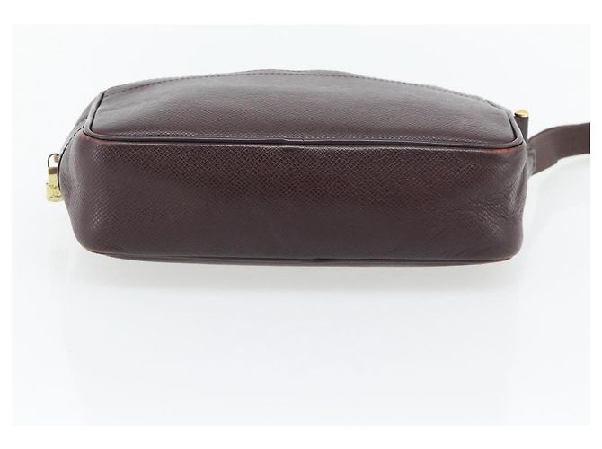 LOUIS VUITTON Taiga Karga Clutch Bag Ardoise M30812 LV Auth ka4427 Grigio - vista 5