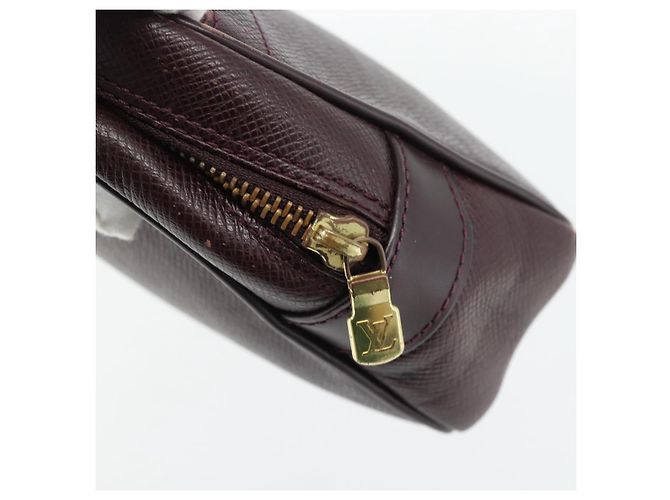 LOUIS VUITTON Taiga Karga Clutch Bag Ardoise M30812 LV Auth ka4427 Grigio - vista 9