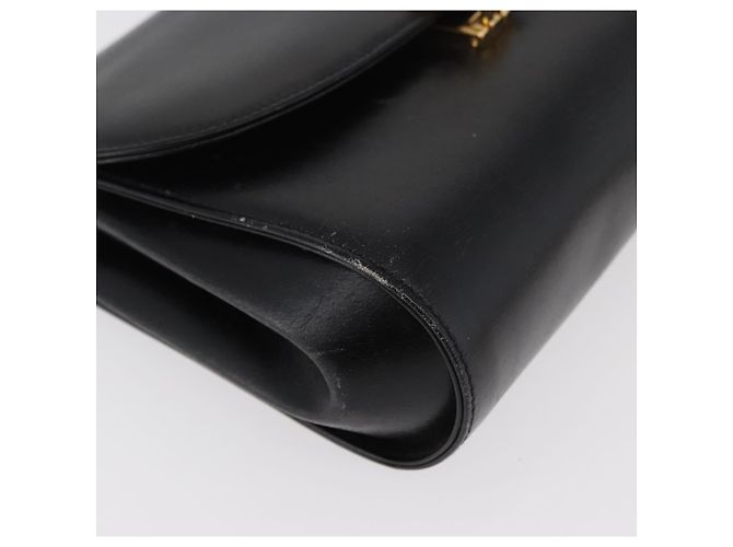Borsa a Spalla GUCCI in Pelle Nera e Oro 004 056 0219 Auth 181308 Nero D'oro - vista 10