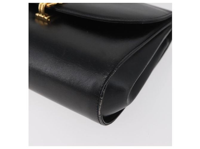 Borsa a Spalla GUCCI in Pelle Nera e Oro 004 056 0219 Auth 181308 Nero D'oro - vista 11
