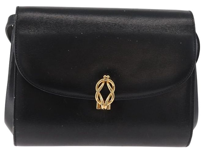 Borsa a Spalla GUCCI in Pelle Nera e Oro 004 056 0219 Auth 181308 Nero D'oro - vista 2