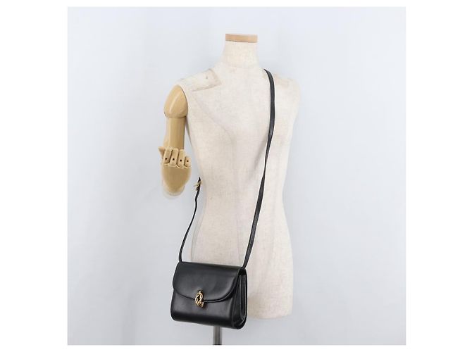 Borsa a Spalla GUCCI in Pelle Nera e Oro 004 056 0219 Auth 181308 Nero D'oro - vista 23