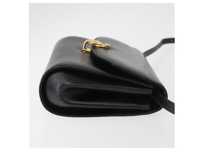Borsa a Spalla GUCCI in Pelle Nera e Oro 004 056 0219 Auth 181308 Nero D'oro - vista 4