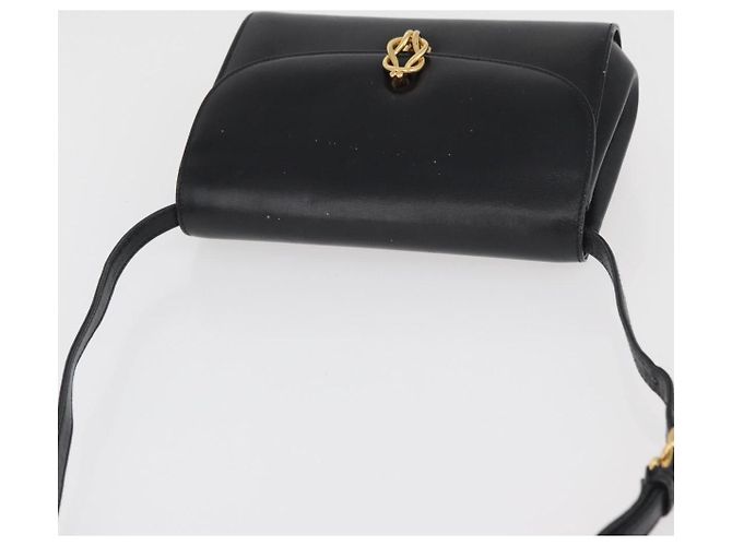 Borsa a Spalla GUCCI in Pelle Nera e Oro 004 056 0219 Auth 181308 Nero D'oro - vista 6