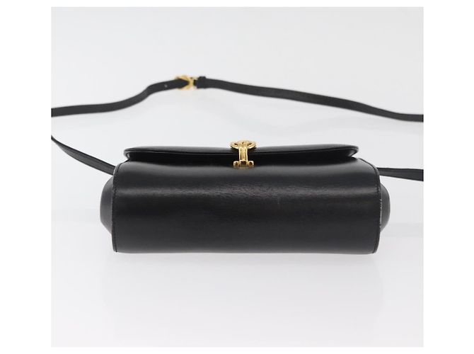 Borsa a Spalla GUCCI in Pelle Nera e Oro 004 056 0219 Auth 181308 Nero D'oro - vista 9
