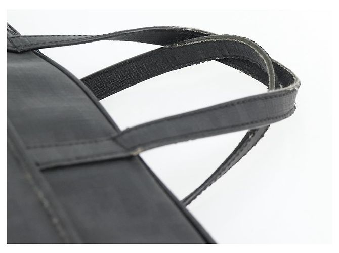 Borsa a Mano FENDI Zucca Canvas PVC Nero Argento Autentica 181259 - vista 8