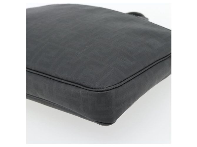 Borsa a Mano FENDI Zucca Canvas PVC Nero Argento Autentica 181259 - vista 9