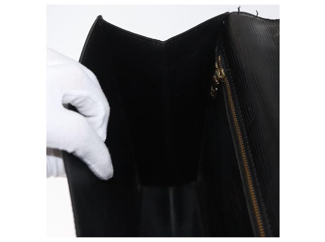LOUIS VUITTON Epi Monceau 28 Hand Bag Black M52122 LV Auth bs35164 Nero - view 24