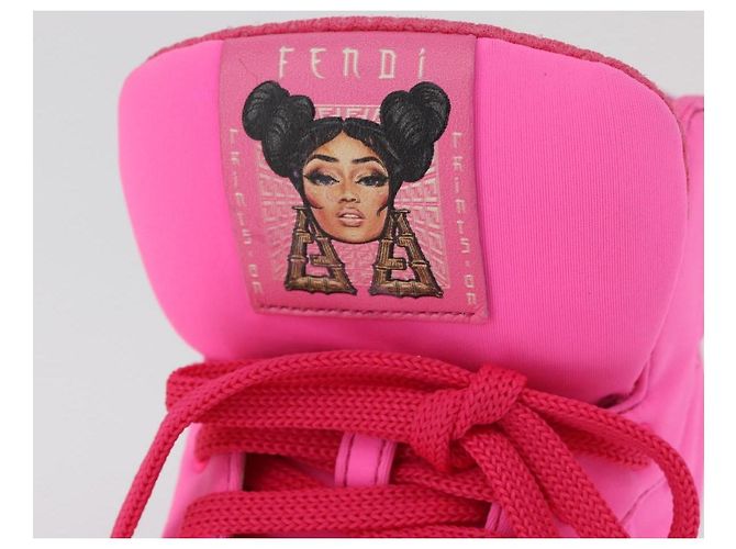 FENDI Zucca Canvas Sneaker 39 Pink Authentisch 181201A - Ansicht 13