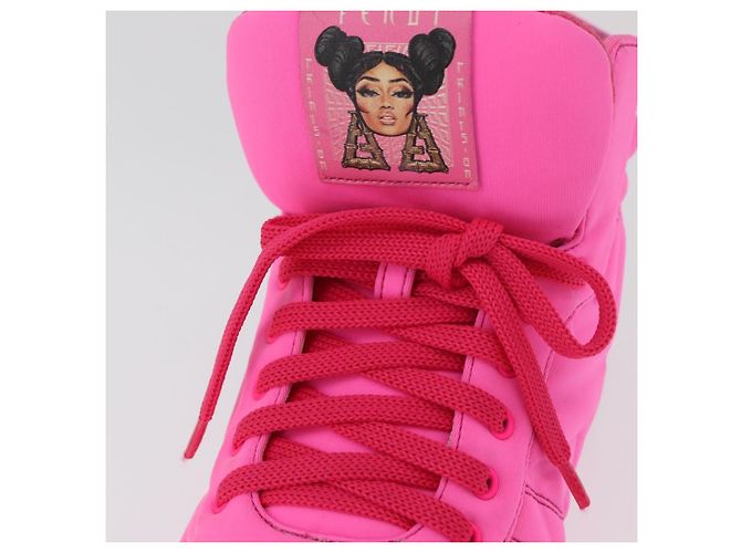 FENDI Zucca Canvas Sneaker 39 Pink Authentisch 181201A - Ansicht 14