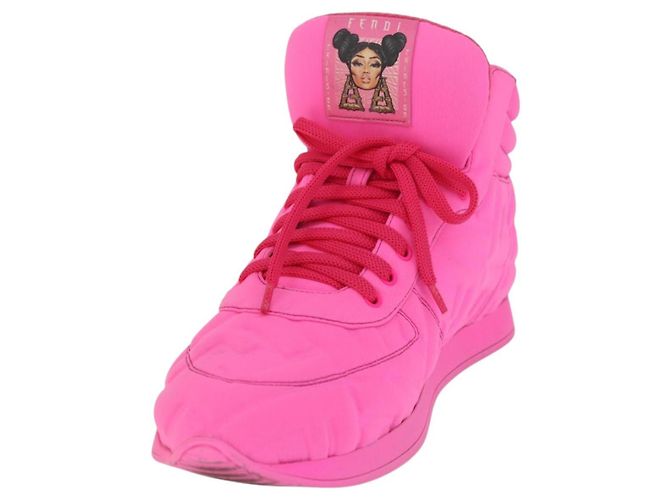 FENDI Zucca Canvas Sneaker 39 Pink Authentisch 181201A - Ansicht 2