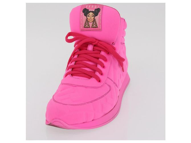 FENDI Zucca Canvas Sneaker 39 Pink Authentisch 181201A - Ansicht 21