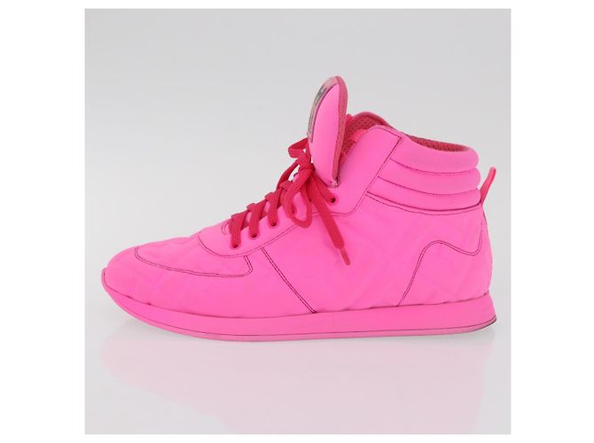 FENDI Zucca Canvas Sneaker 39 Pink Authentisch 181201A - Ansicht 24