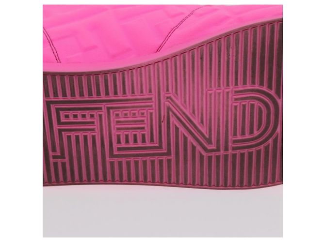 FENDI Zucca Canvas Sneaker 39 Pink Authentisch 181201A - Ansicht 28