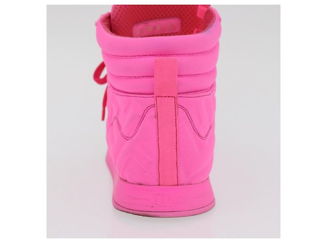 FENDI Zucca Canvas Sneaker 39 Pink Authentisch 181201A - Ansicht 31