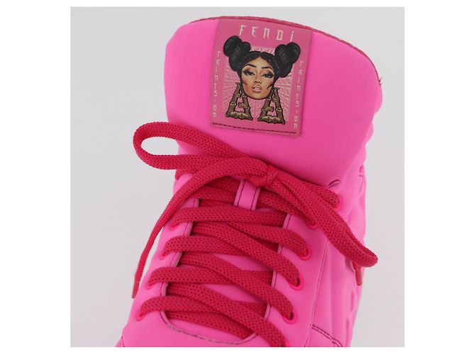 FENDI Zucca Canvas Sneaker 39 Pink Authentisch 181201A - Ansicht 32
