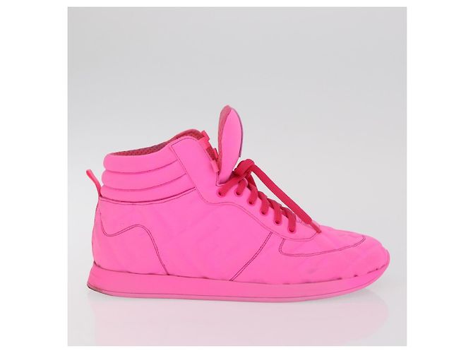 FENDI Zucca Canvas Sneaker 39 Pink Authentisch 181201A - Ansicht 4