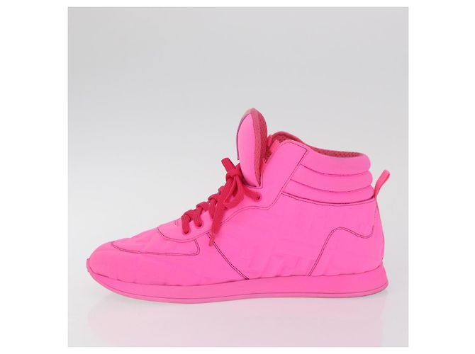 FENDI Zucca Canvas Sneaker 39 Pink Authentisch 181201A - Ansicht 5