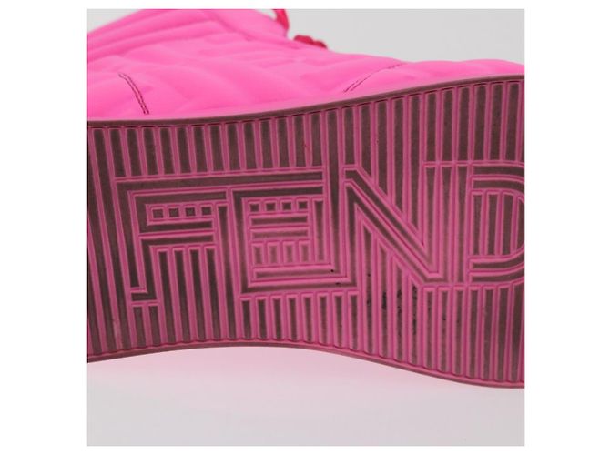 FENDI Zucca Canvas Sneaker 39 Pink Authentisch 181201A - Ansicht 9