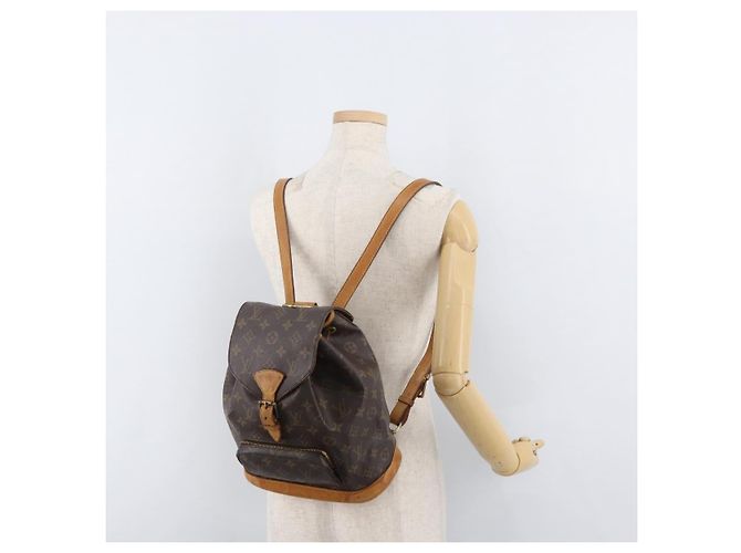 ZAINO LOUIS VUITTON Monogram Montsouris MM M51136 LV Auth 179747 Monogramma - vista 28