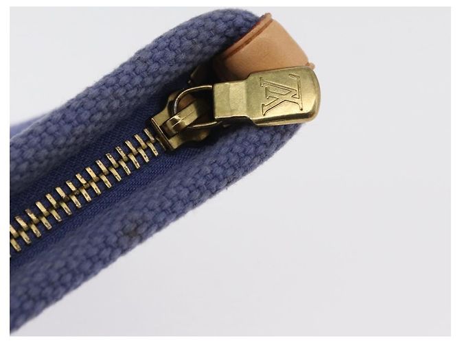 LOUIS VUITTON Antigua Pochette Platt PM Pochette Blu M40070 LV Auth 179777V - vista 10