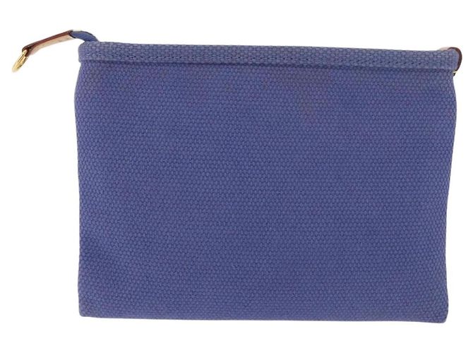 LOUIS VUITTON Antigua Pochette Platt PM Pochette Blu M40070 LV Auth 179777V - vista 2