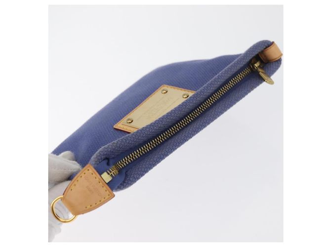 LOUIS VUITTON Antigua Pochette Platt PM Pochette Blu M40070 LV Auth 179777V - vista 6
