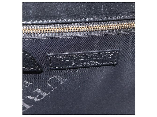 Clutch BURBERRY in pelle nera e oro Auth bs35150 Nero D'oro - vista 18