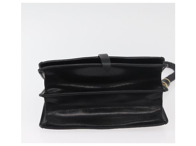Clutch BURBERRY in pelle nera e oro Auth bs35150 Nero D'oro - vista 5