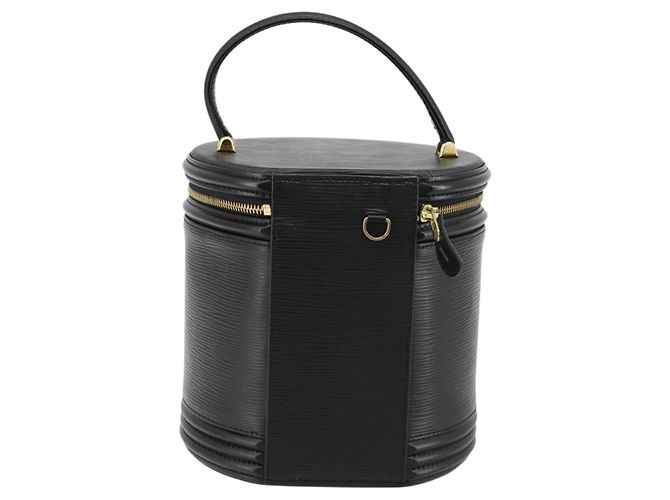 Borsa LOUIS VUITTON Epi Cannes Nera M48032 LV Auth 181175 Nero - vista 2