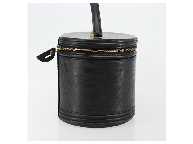 Borsa LOUIS VUITTON Epi Cannes Nera M48032 LV Auth 181175 Nero - vista 3