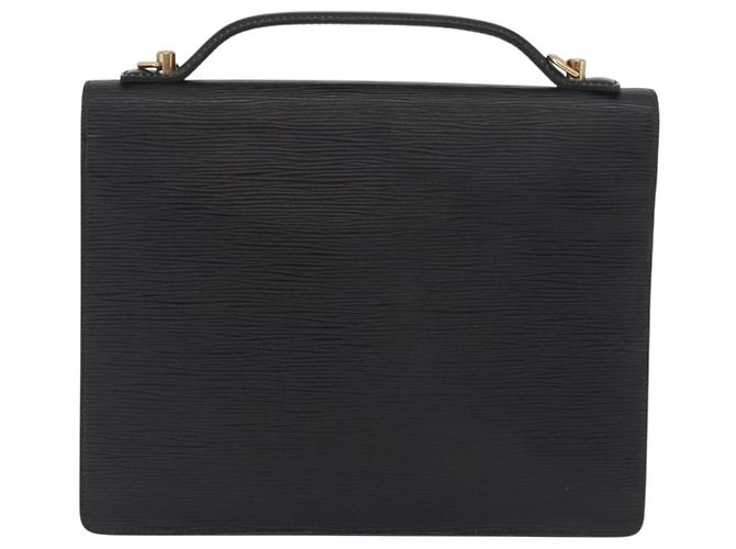 LOUIS VUITTON Borsa Epi Monceau 28 Nera M52122 LV Auth BA12742 Nero - vista 2