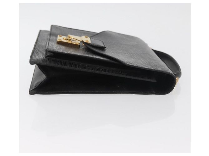 LOUIS VUITTON Borsa Epi Monceau 28 Nera M52122 LV Auth BA12742 Nero - vista 3