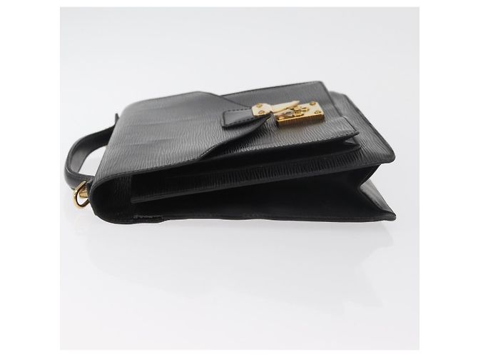 LOUIS VUITTON Borsa Epi Monceau 28 Nera M52122 LV Auth BA12742 Nero - vista 4