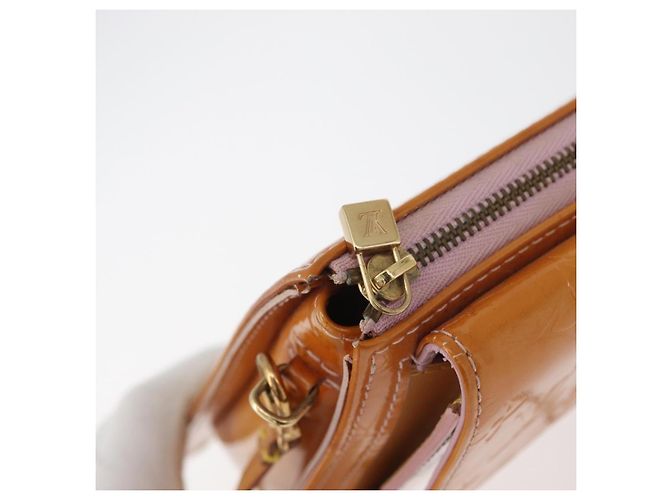 LOUIS VUITTON Monogram Vernis Motto Pouch Marshmallow Pink M91312 Auth BA12888 - Ansicht 19